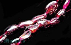 Red Garnet Oval - click here for large view